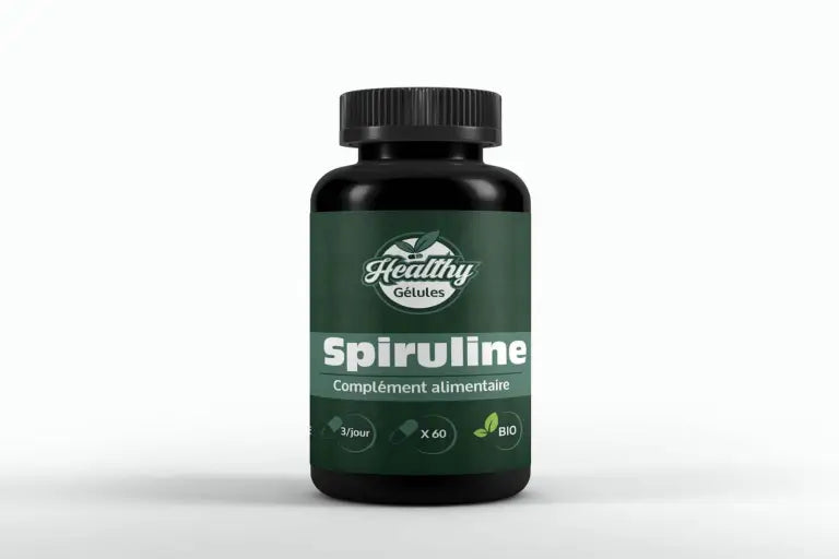 60 Gélules de Spiruline Bio (Cure de 1 mois)